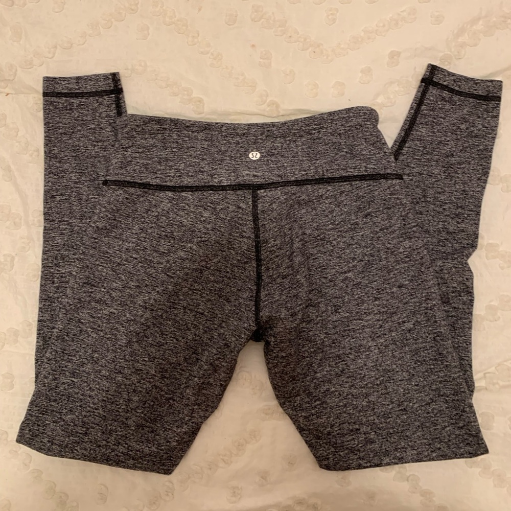 Lululemon Grey Wunder Under Leggings